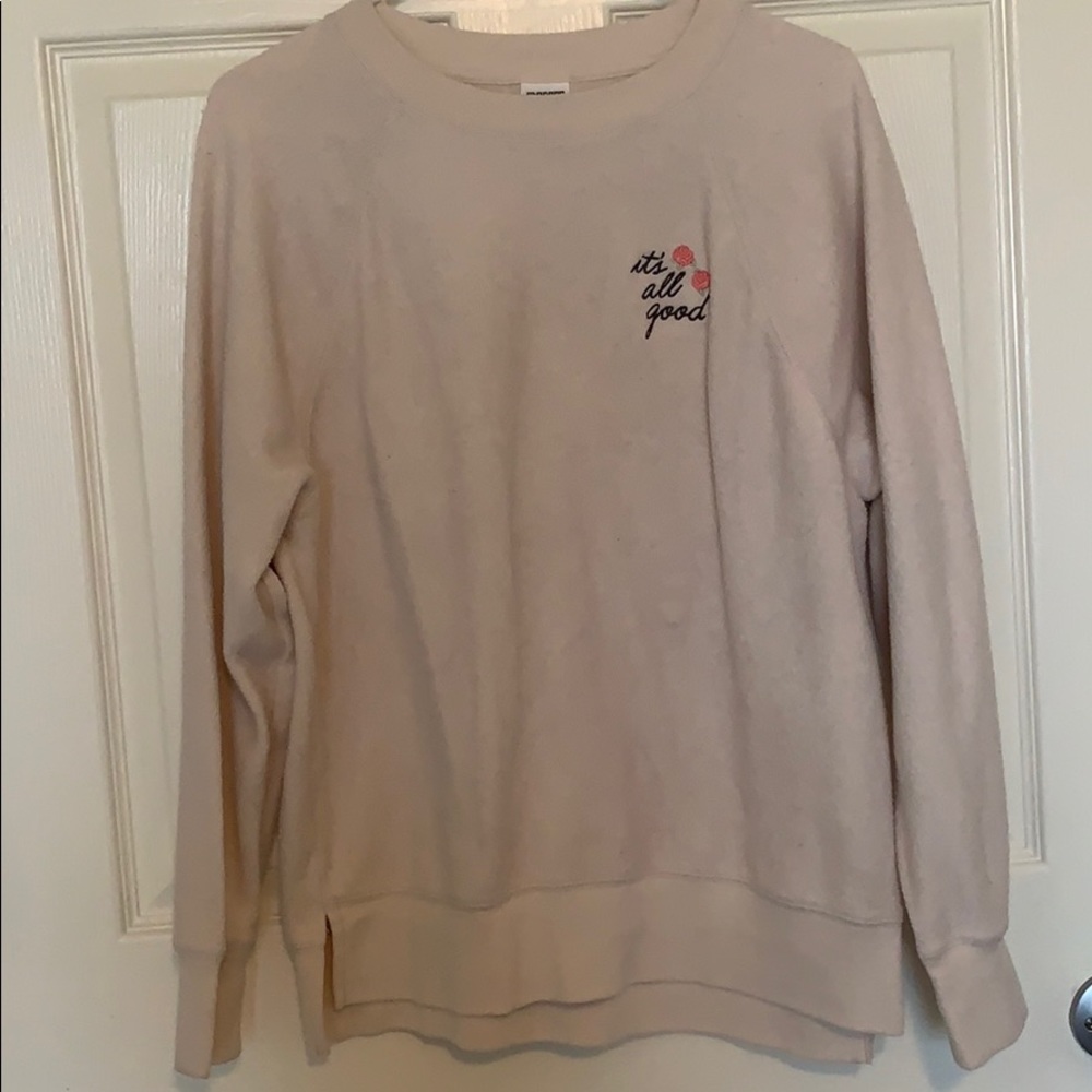 VS pink crew neck hoodie